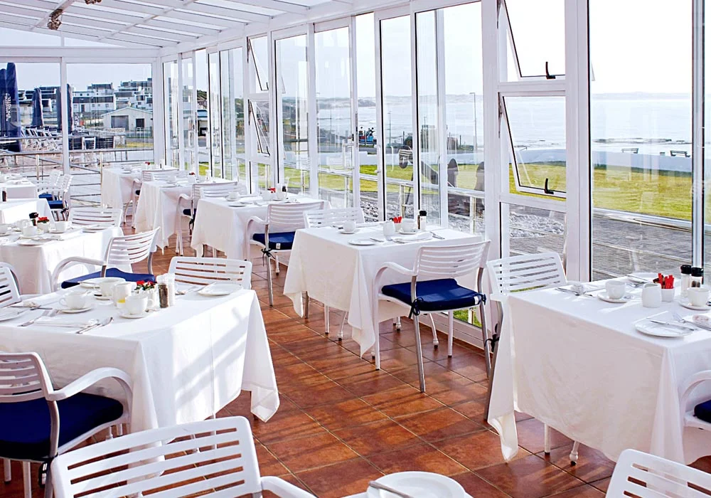 Arniston Spa Hotel has two restaurants and fresh seafood