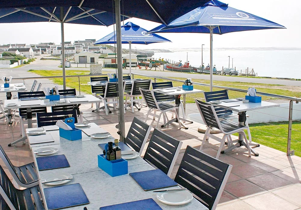 Arniston Spa Hotel has two restaurants and fresh seafood